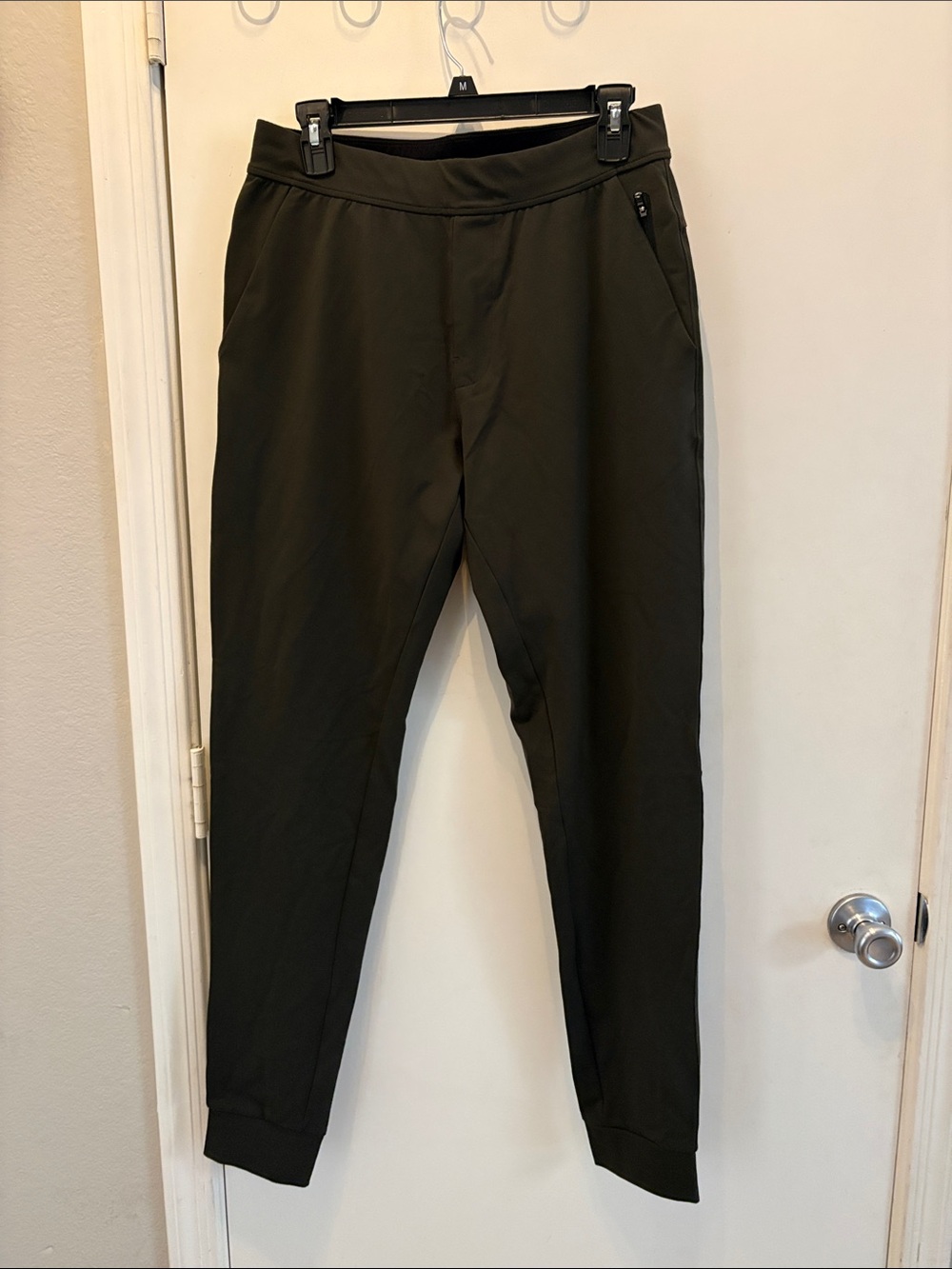 Public Rec Men's Olive Slim Performance Joggers Size 30x34 Athleisure